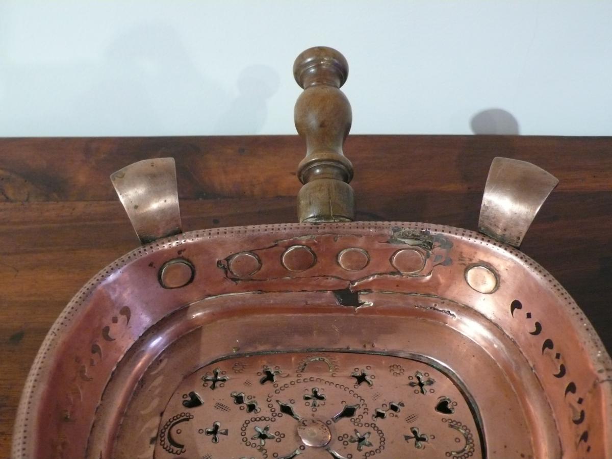 Réchaud de table à braise D’époque XVIIIème Siècle.-photo-2