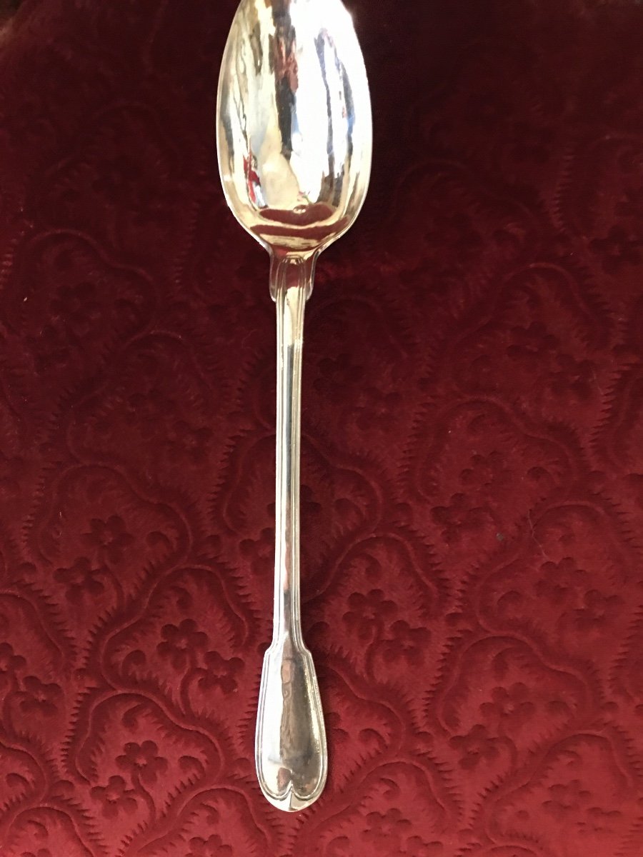 18 Eme Sterling Silver Stew Spoon-photo-2