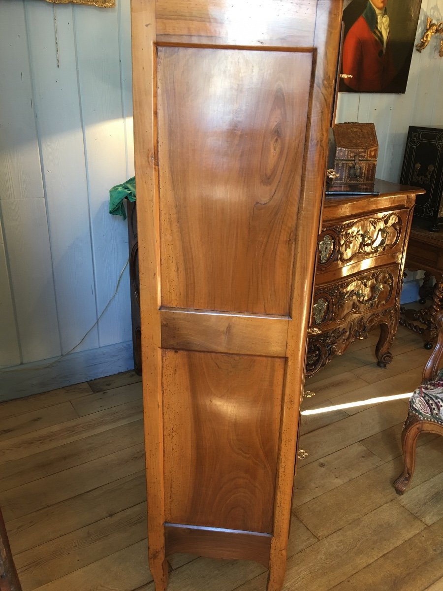 Chest Of Drawers L.xv Walnut Stamped 18th-photo-2