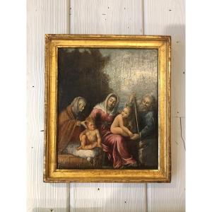 Tableau « la Sainte Famille «  18 Eme