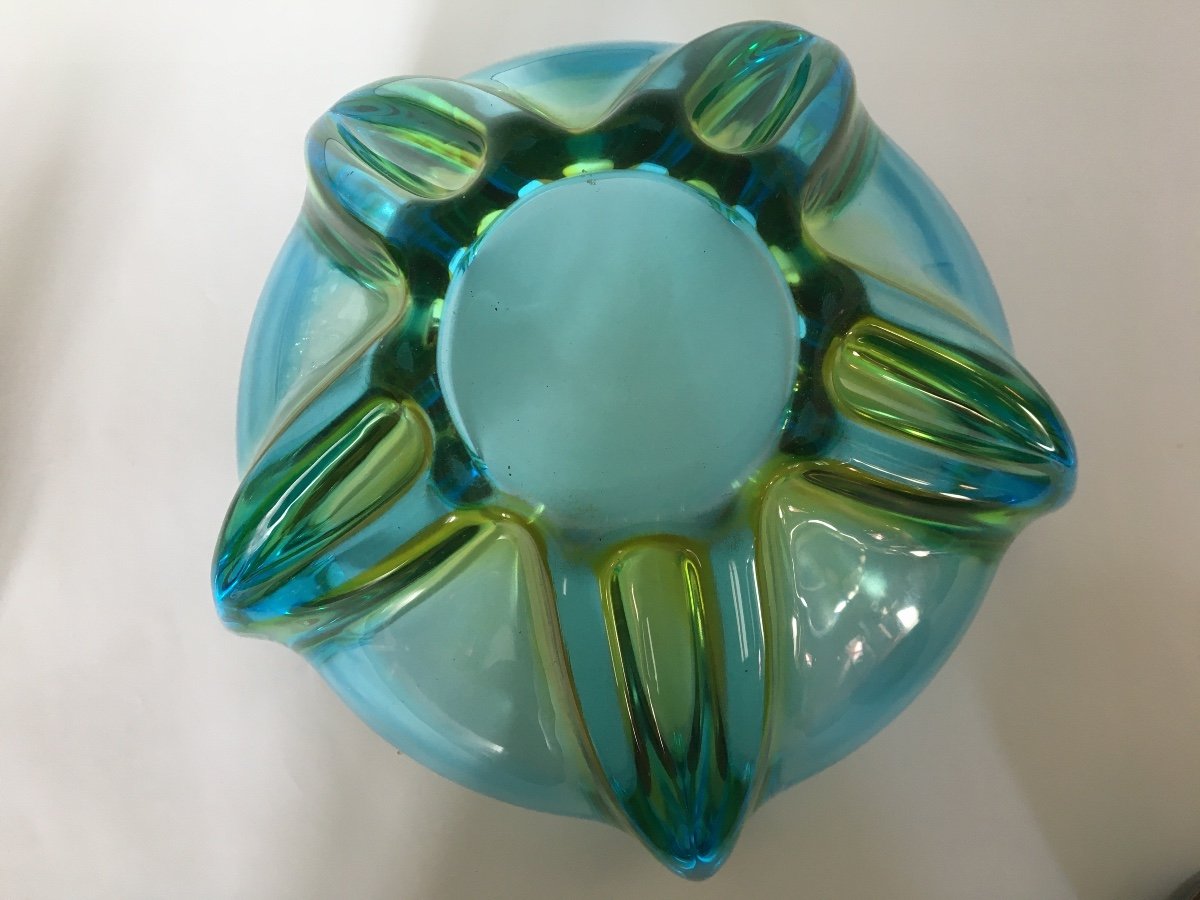 Murano Sommerso Glass Bowl 1960/1970-photo-3