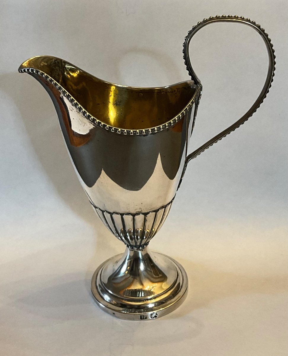 Sterling Silver Milk Jug / Cream Pitcher Dated 1788