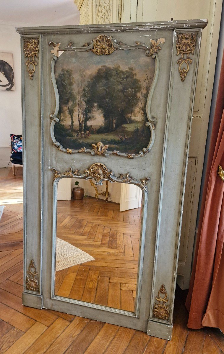 Louis XV Style Trumeau From The 19th Century 