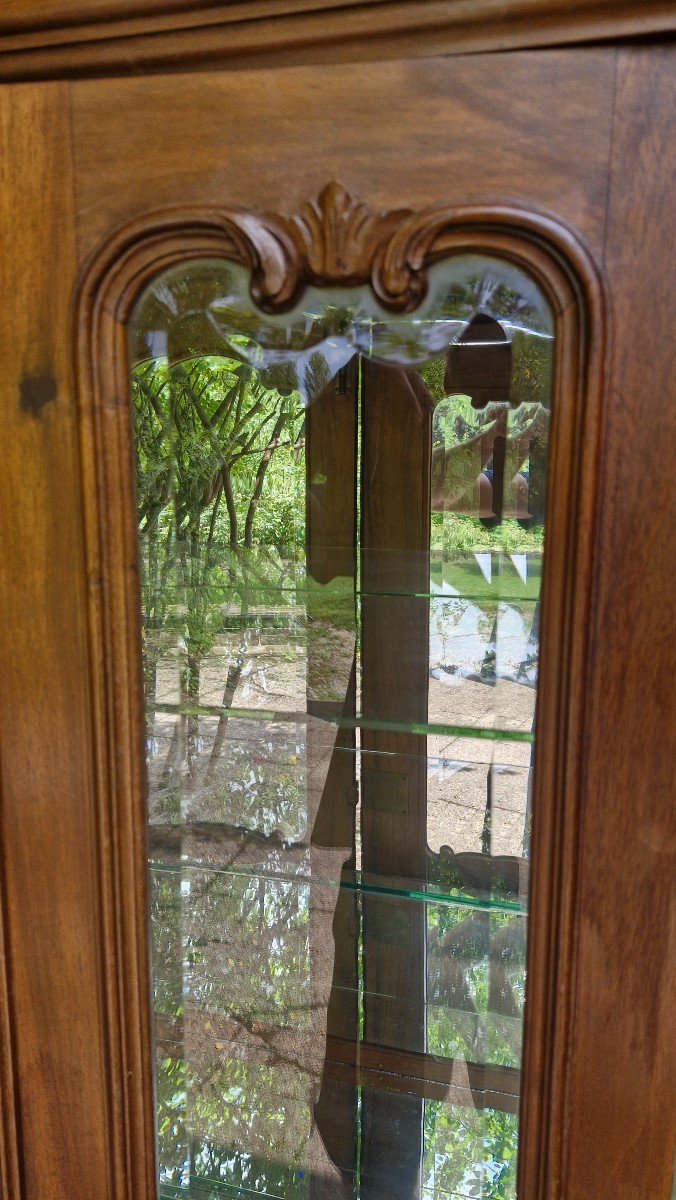 Vitrine Rocaille Style Louis XV-photo-3