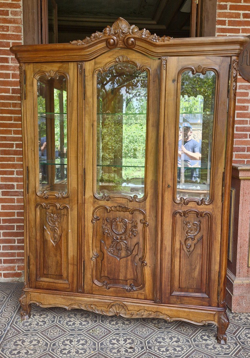 Vitrine Rocaille Style Louis XV