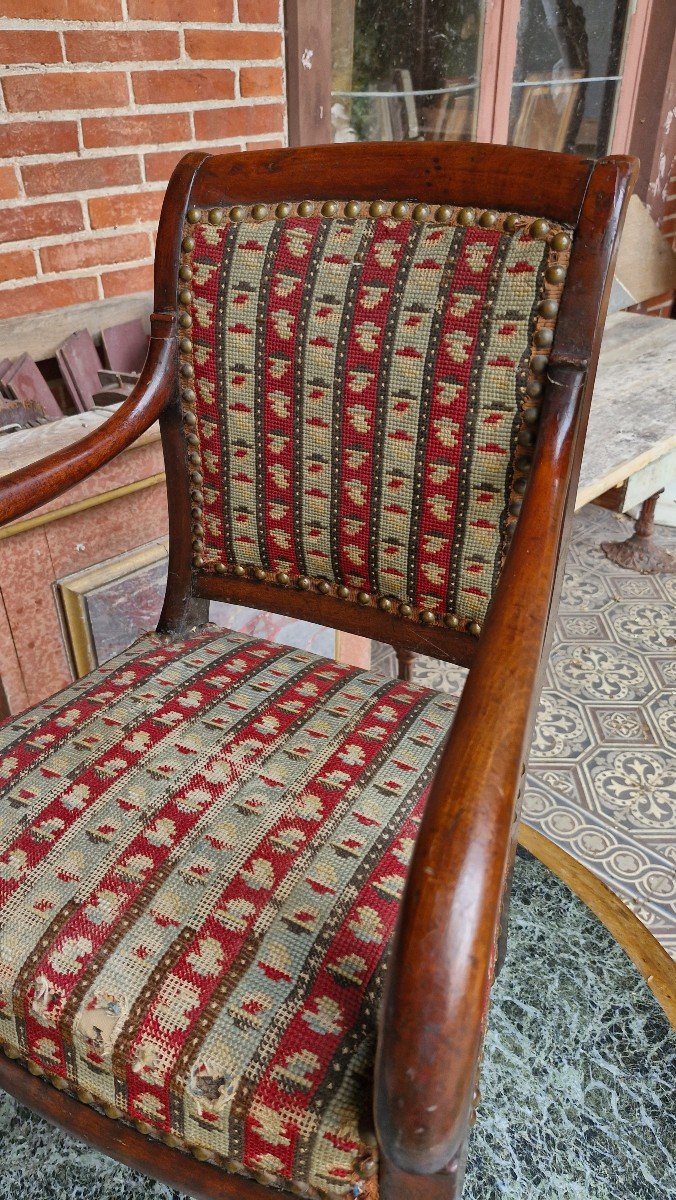 Empire Period Child's Cross Armchair -photo-4