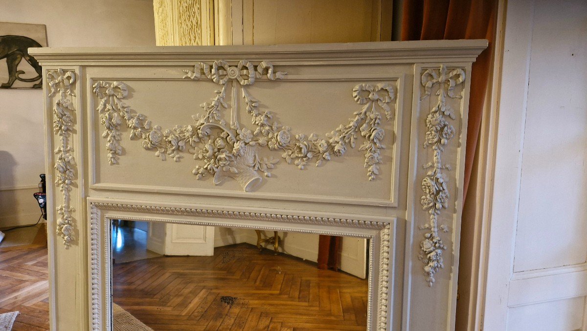 Louis XVI Style Trumeau -photo-3