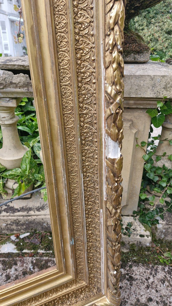 Monumental 19th Century Gilded Wooden Frame -photo-3