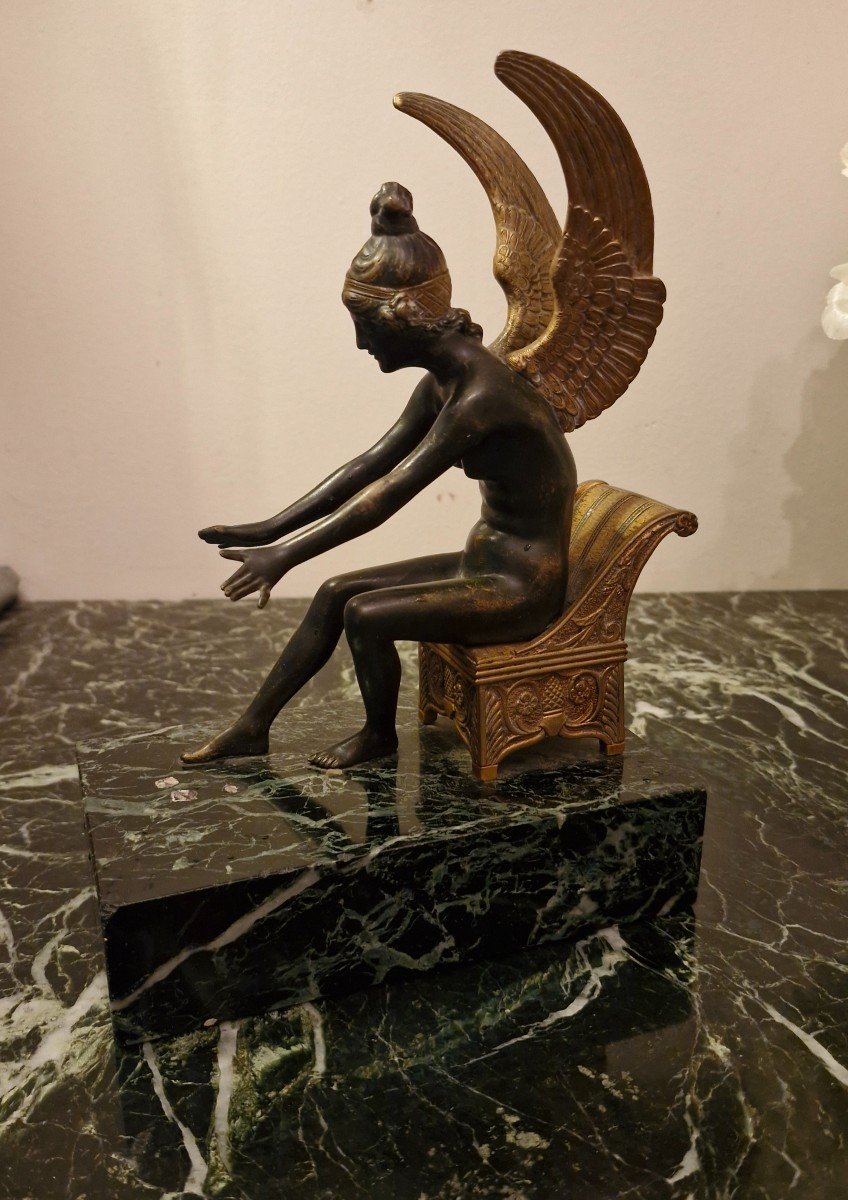 Bronze Winged Woman Jean Garnier