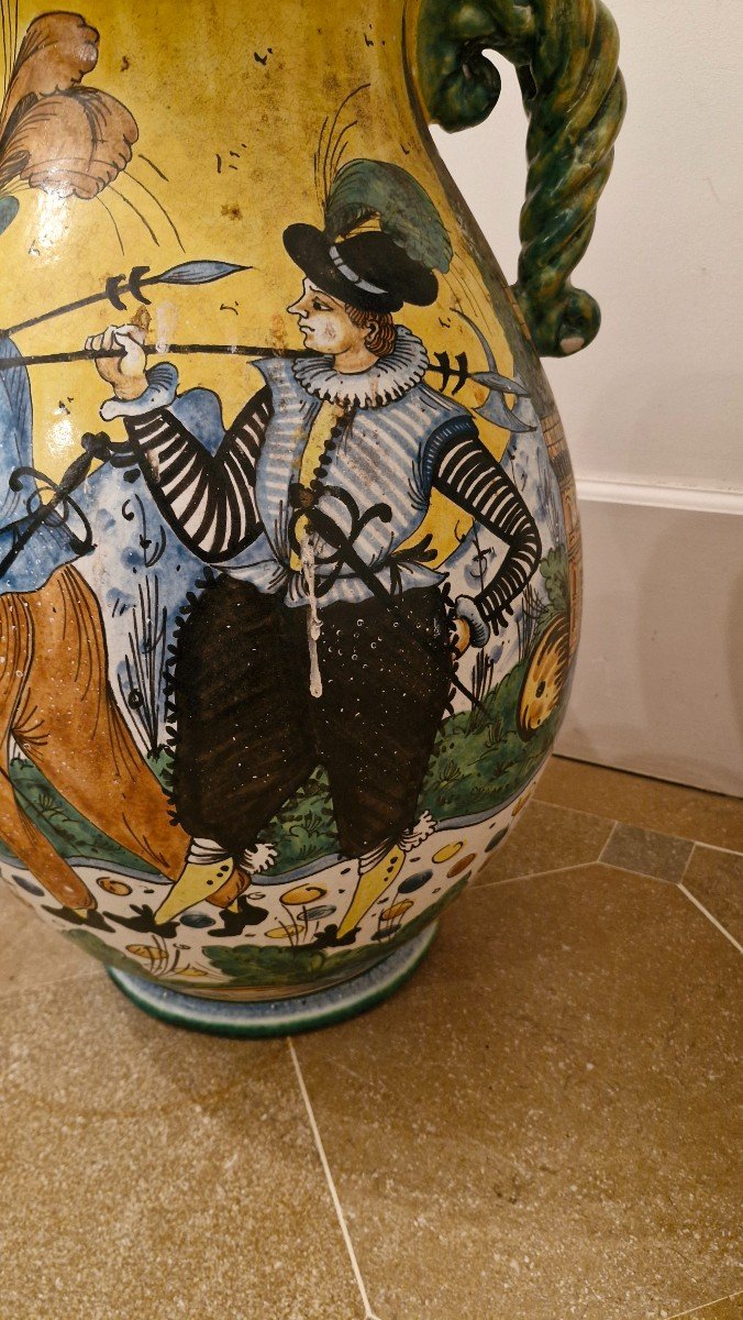 Large Italian Majolica Vase -photo-2