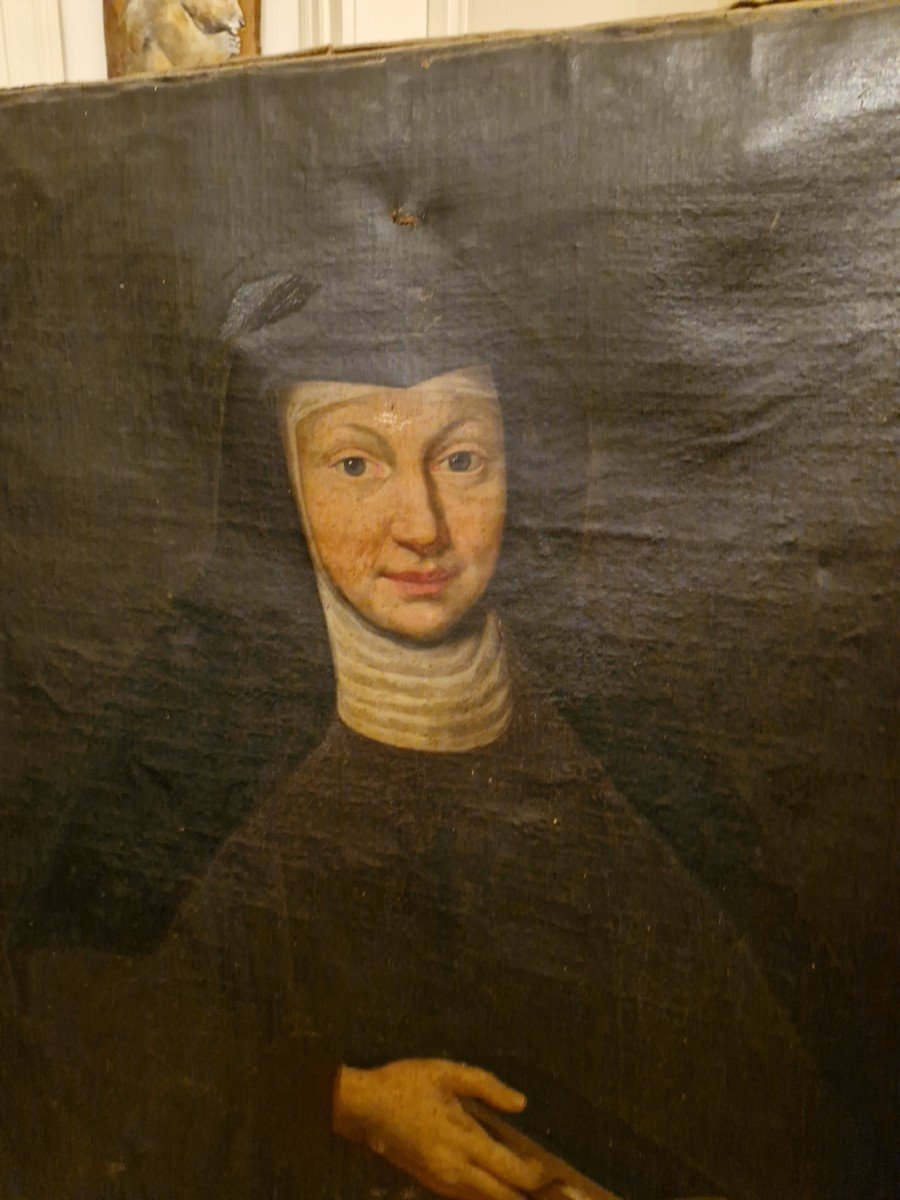 Portrait Of A Nun From The 18th Century -photo-2