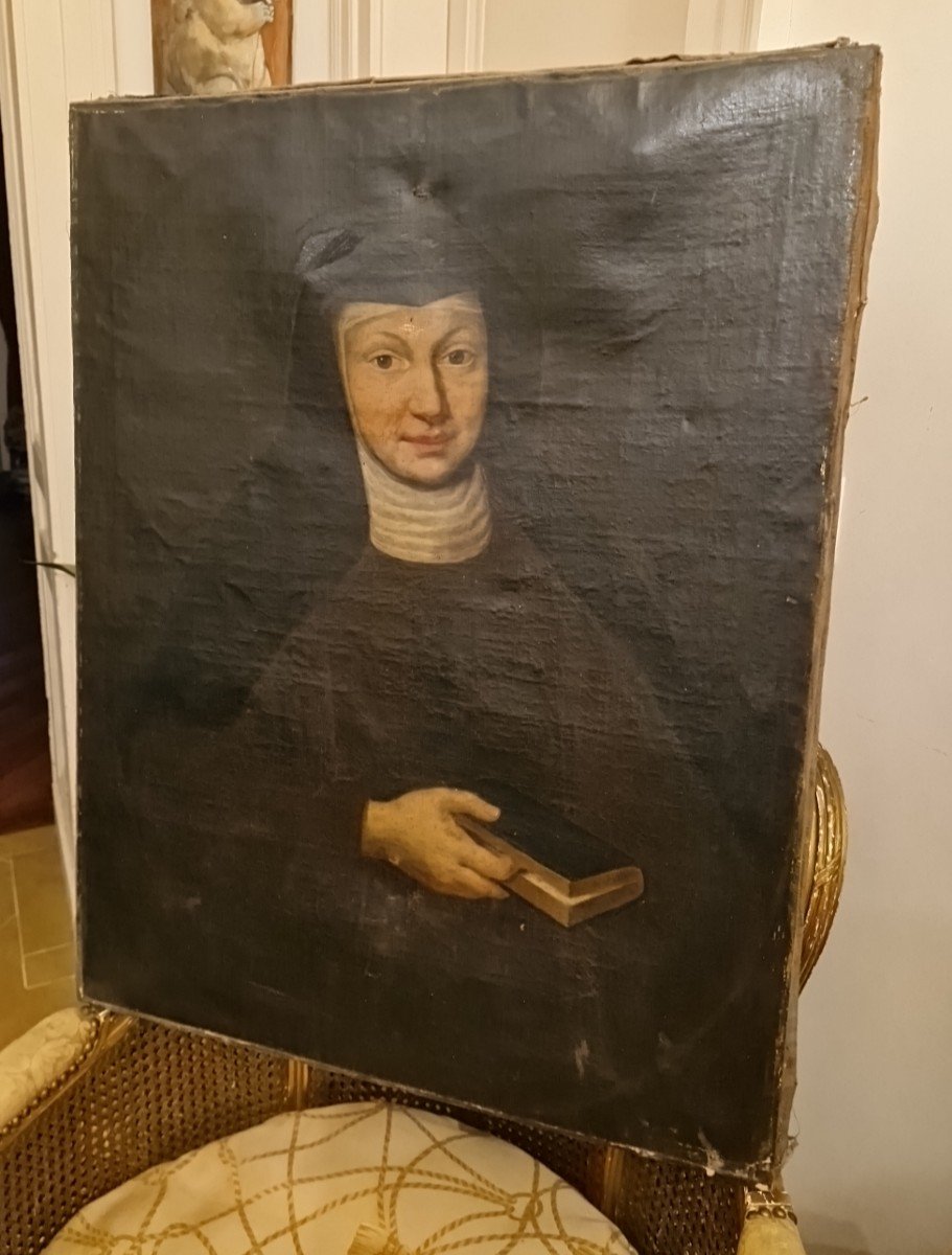 Portrait Of A Nun From The 18th Century 