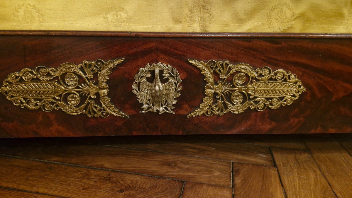 Empire Period Mahogany Bench-photo-1