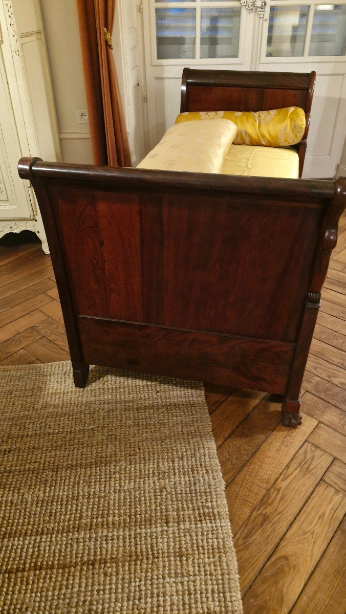 Empire Period Mahogany Bench-photo-6