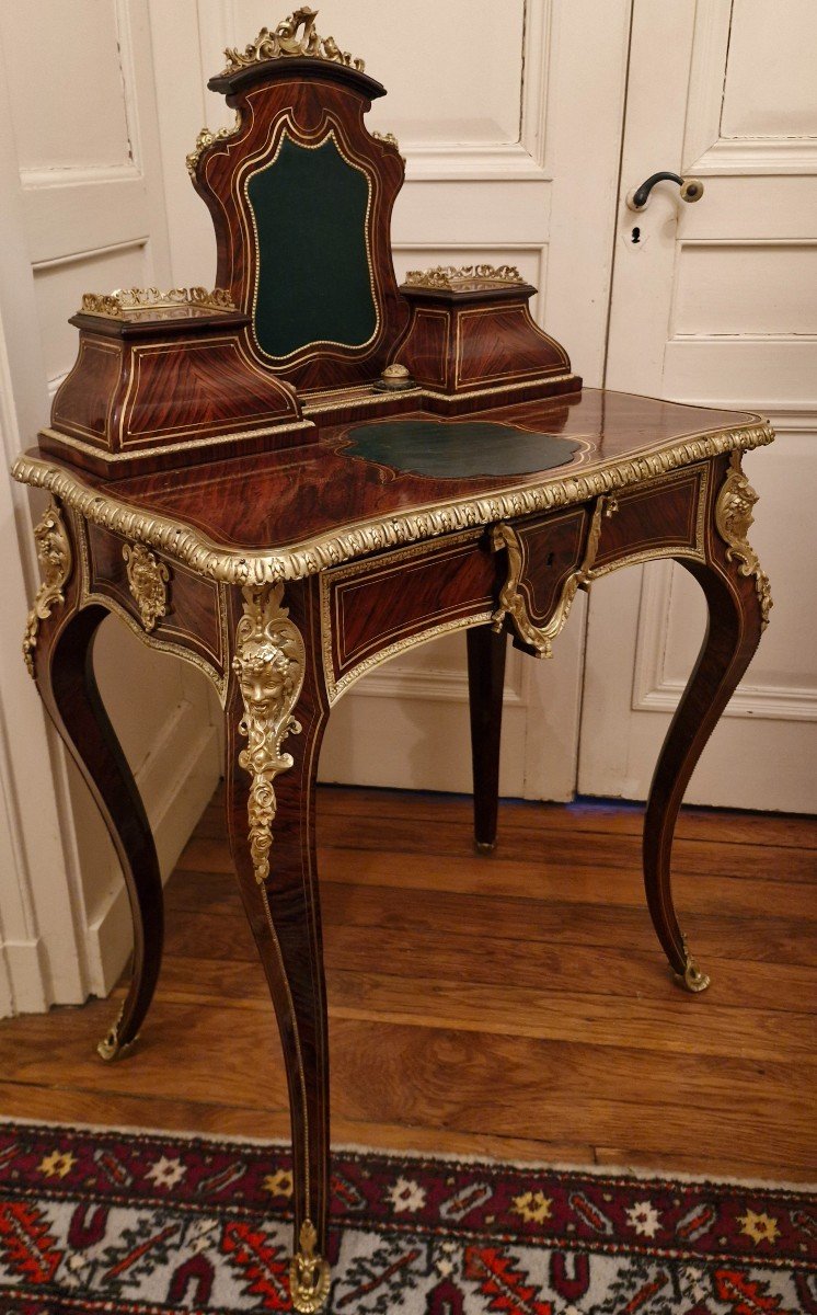 Bureau De Dame En Palissandre Napoléon III 