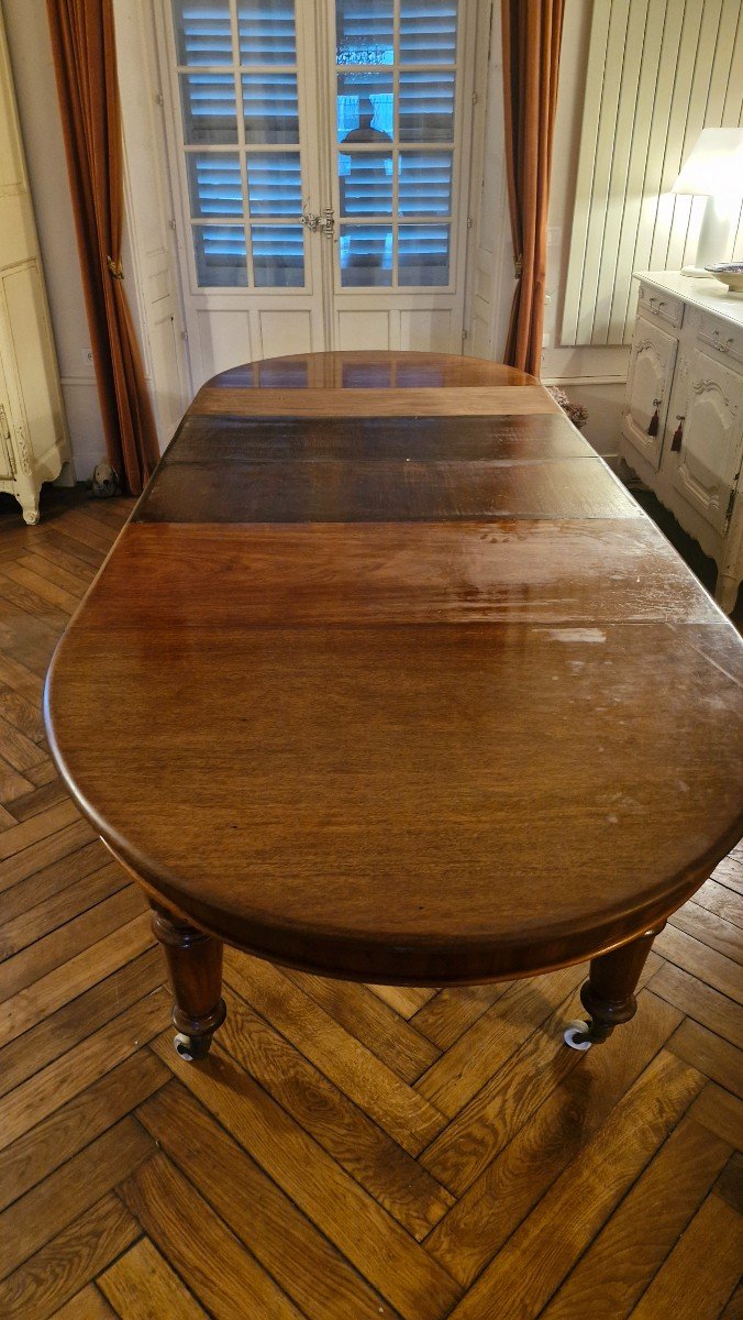 Victorian Fitter Mechanism Dining Table 19th Century -photo-5