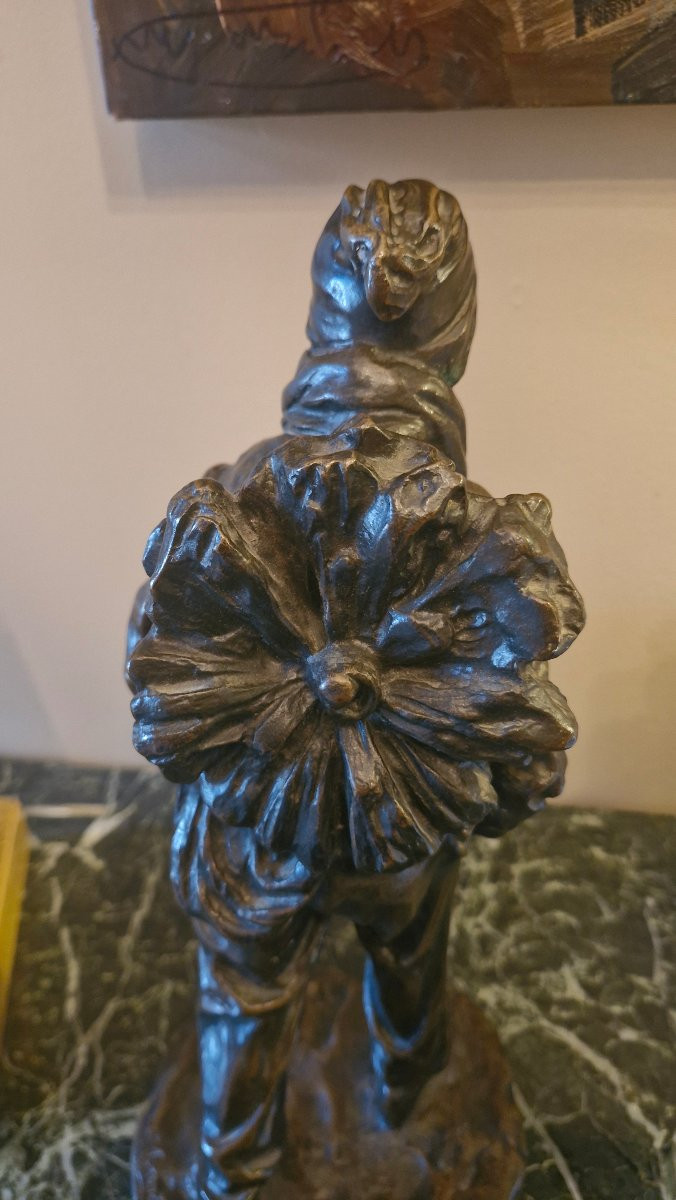 Cardinal, Bronze Representing A Chimney Sweep-photo-2