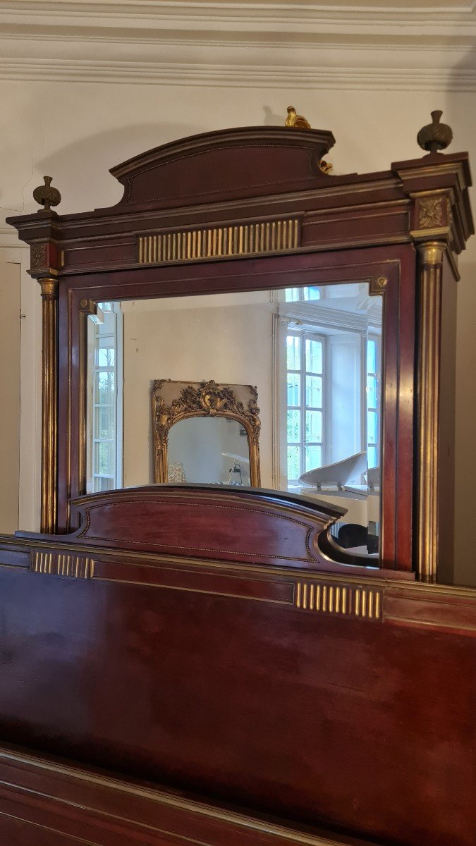 Chambre à Coucher Style Louis XVI En Acajou-photo-4