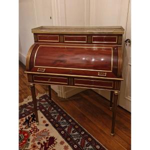 Bureau Cylindre Style Louis XVI 