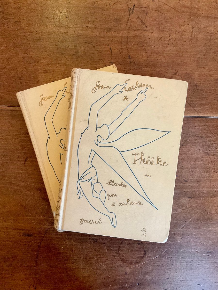 Jean Cocteau. Théâtre. Illustré Par L’auteur De 40 Lithographies Originales. 