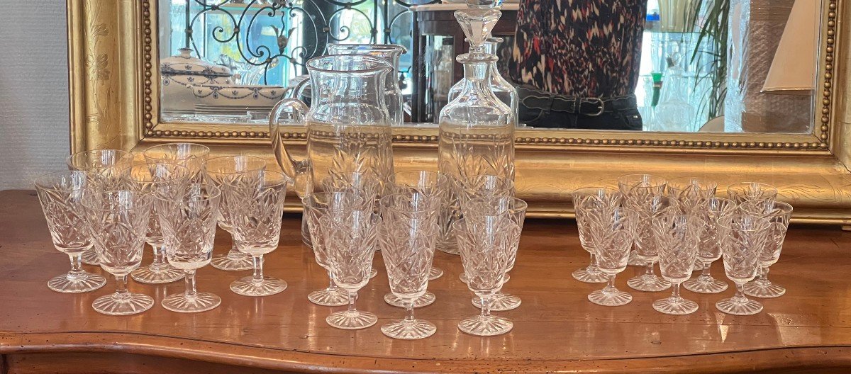 29 Piece Crystal Glassware Set / Crystal Size