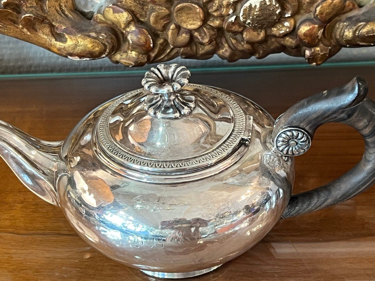  Sterling Silver Teapot Jug Minerva Hallmark-photo-1