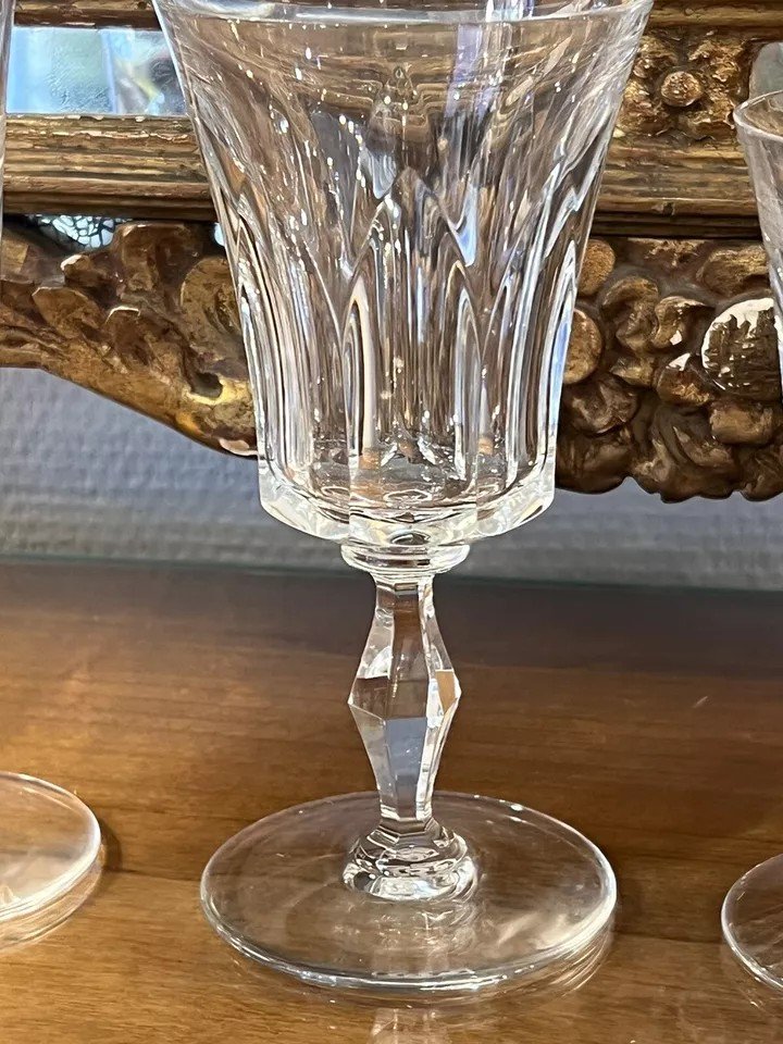 Baccarat Service 36 Verres Crital Modèle Polignac -photo-1