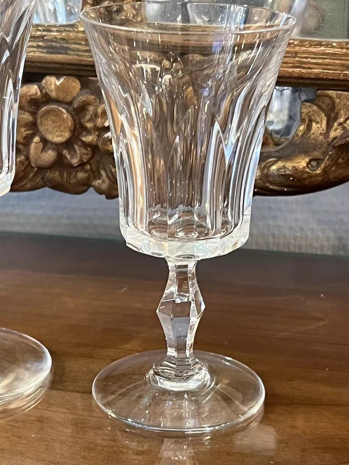 Baccarat Service 36 Verres Crital Modèle Polignac -photo-7