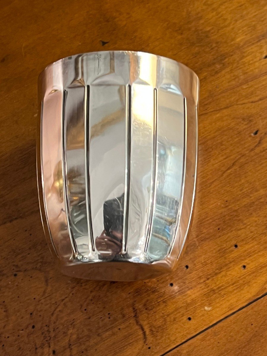  Art Deco Sterling Silver Cup-photo-3