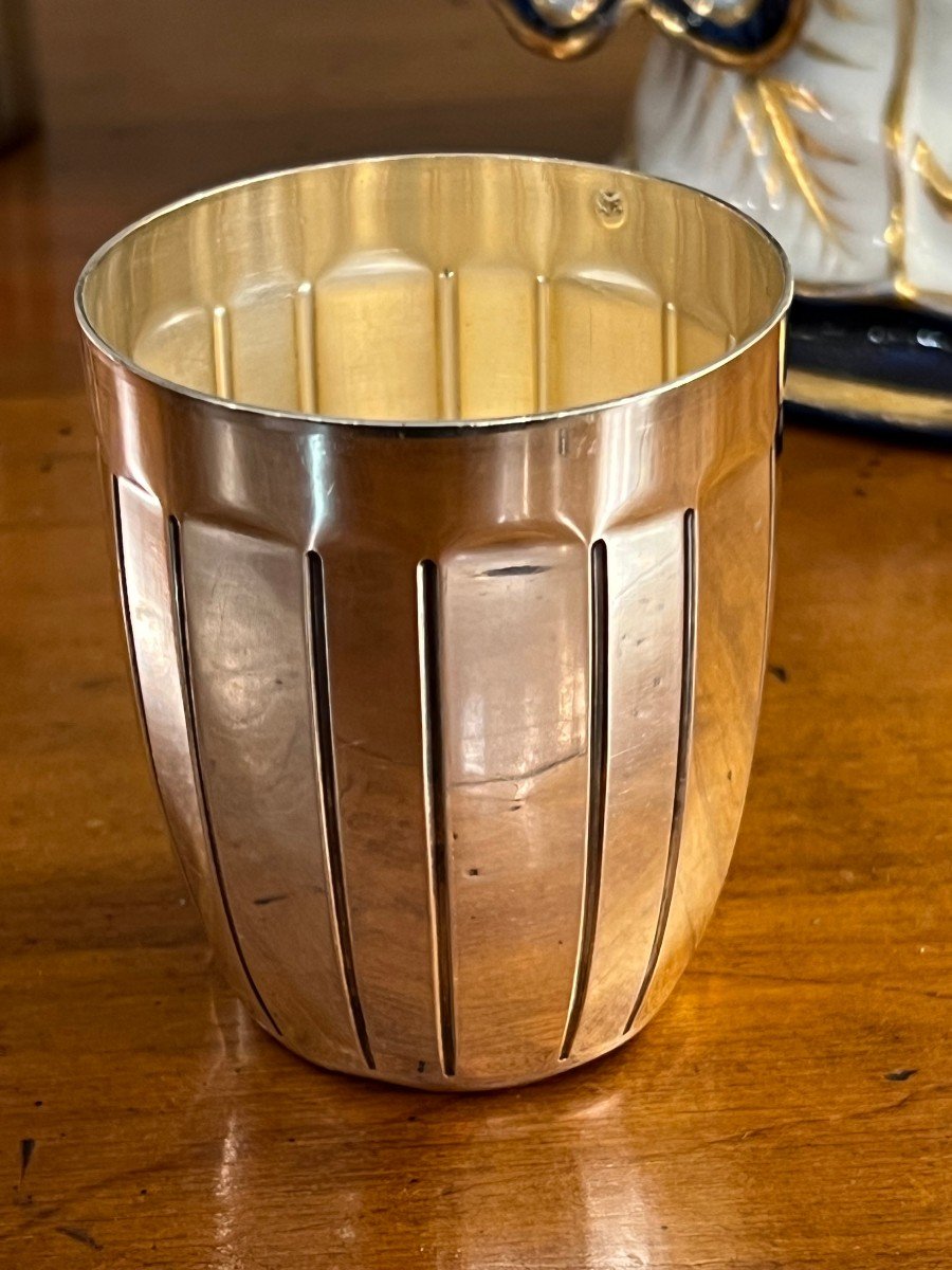  Art Deco Sterling Silver Cup-photo-8