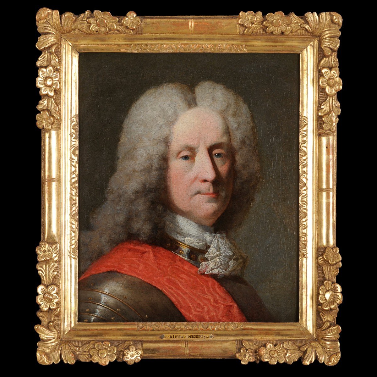 Robert Levrac-Tournières - Portrait du gouverneur du Canada - Charles de la Boische Beauharnais