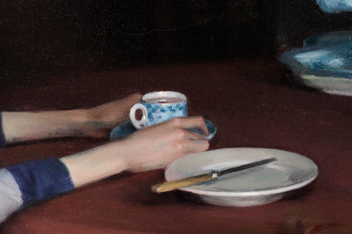 Maurice Lobre (1862 -1951) Le goûter-photo-1