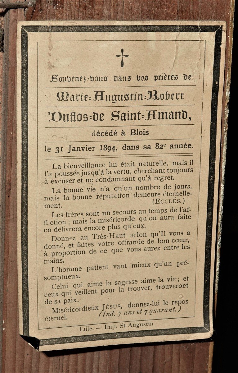 Portrait de Robert Duflos de Saint-Amand (1812-1894) Consul de France-photo-2