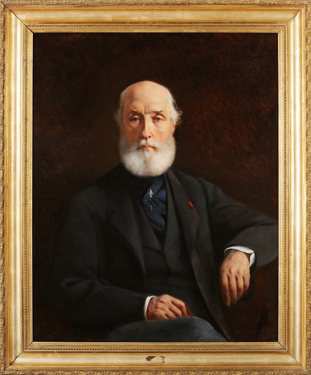 Portrait de Robert Duflos de Saint-Amand (1812-1894) Consul de France