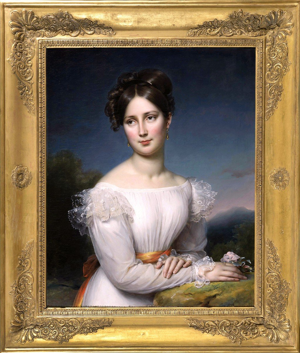 Paulin-Guérin (1783-1855) Portrait de Mademoiselle Mante (1799-1849) de la Comédie Française