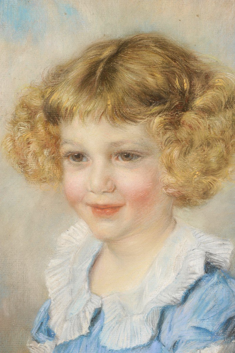 Abel Faivre (1867-1945) Portrait Of A Child-photo-3