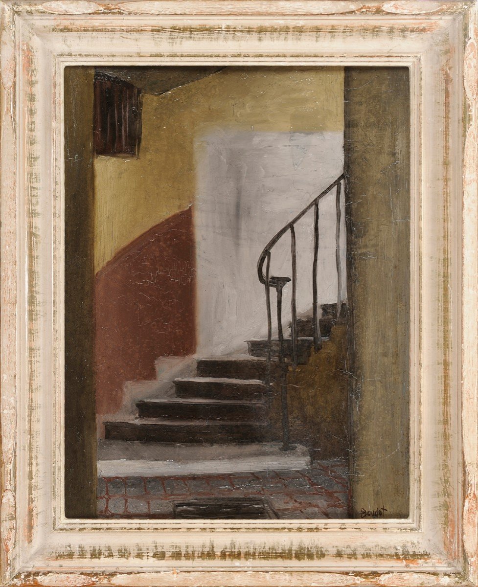 Paul Boudot (1915-1982) The Staircase-photo-2