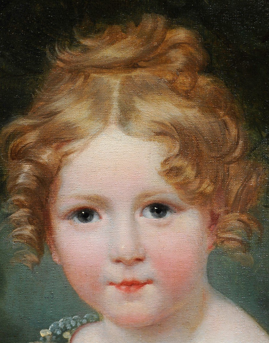 Bernard Gaillot (1780-1847) Portraits de deux sœurs-photo-6