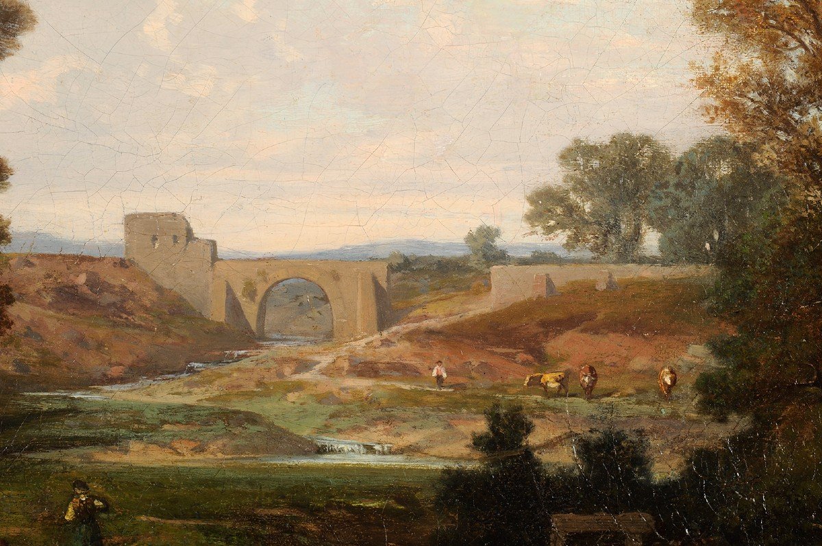 Antoine-Claude Ponthus-Cinier (1812-1885) Environs de Lyon-photo-3