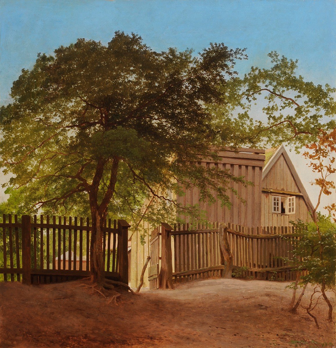 Heinrich Buntzen (1803-1892) Artist's House Near Charlottenlund