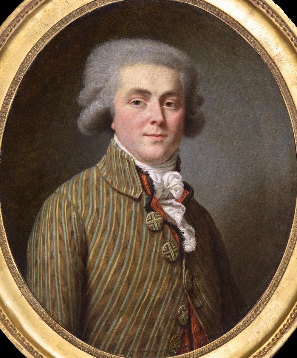 Antoine Vestier, Att. To (1740-1824) Portrait Of A Man During The Revolution-photo-2