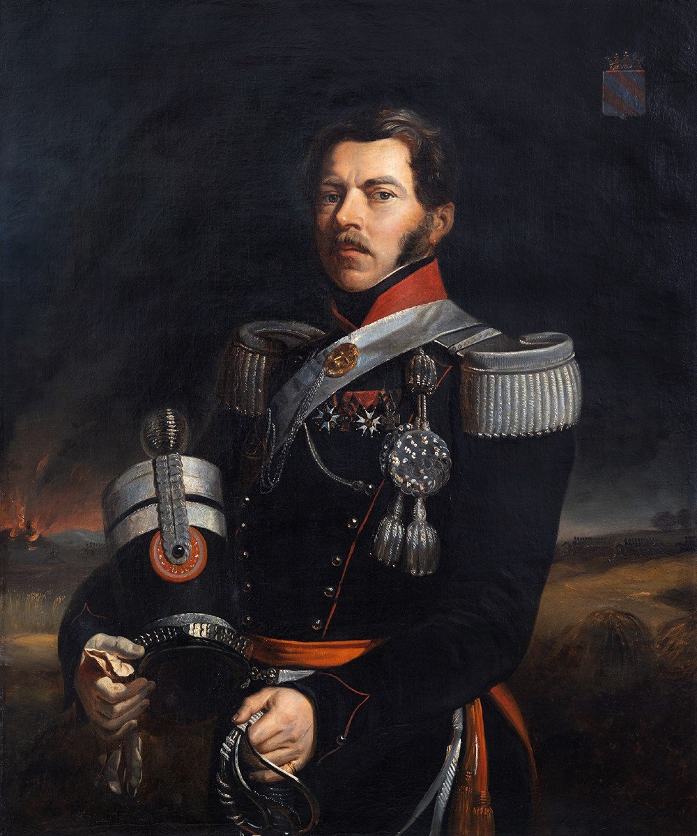 Portrait du baron de Roisin - Général de Gendarmerie