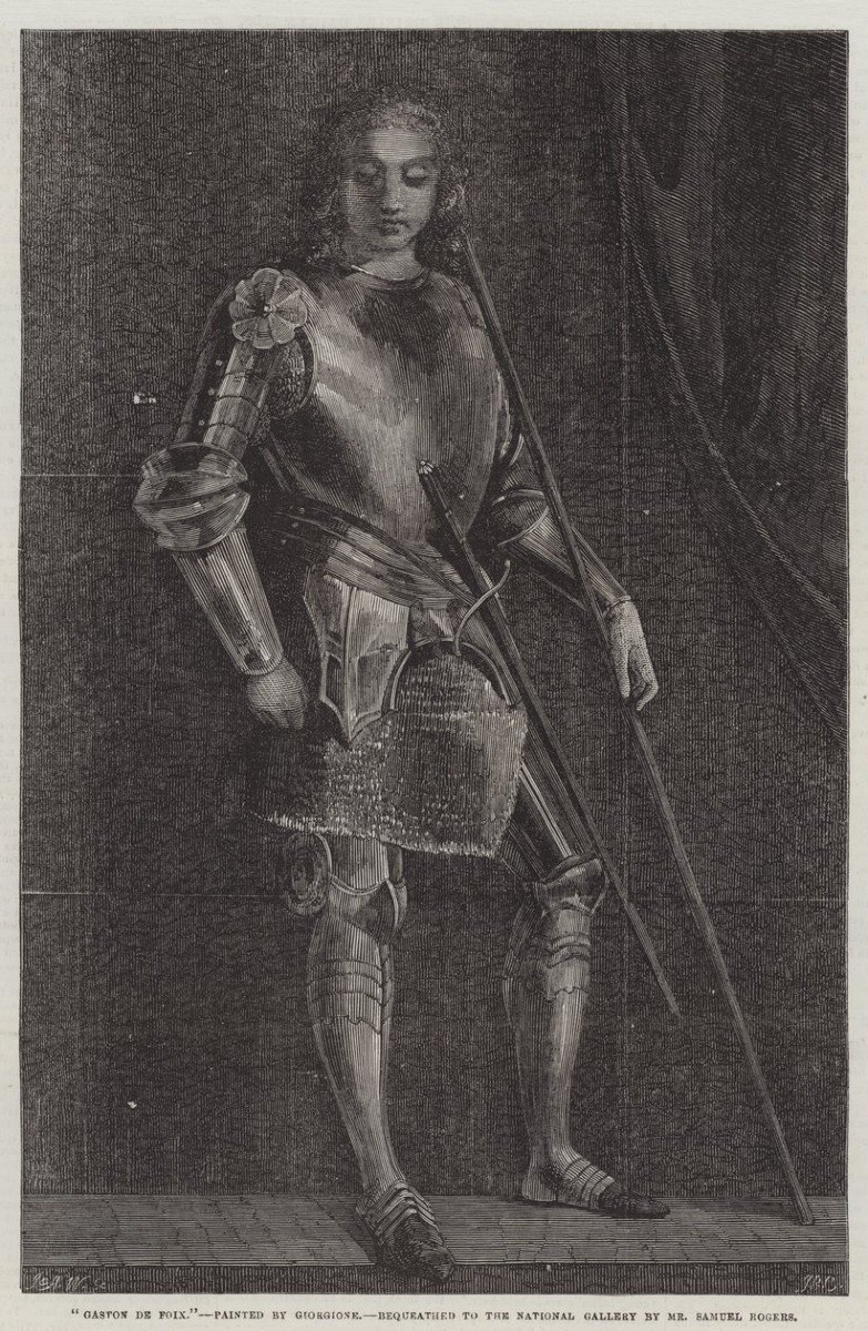 Giorgione's Imitator Early 17th Century - Portrait Of A Man In Armor-photo-1