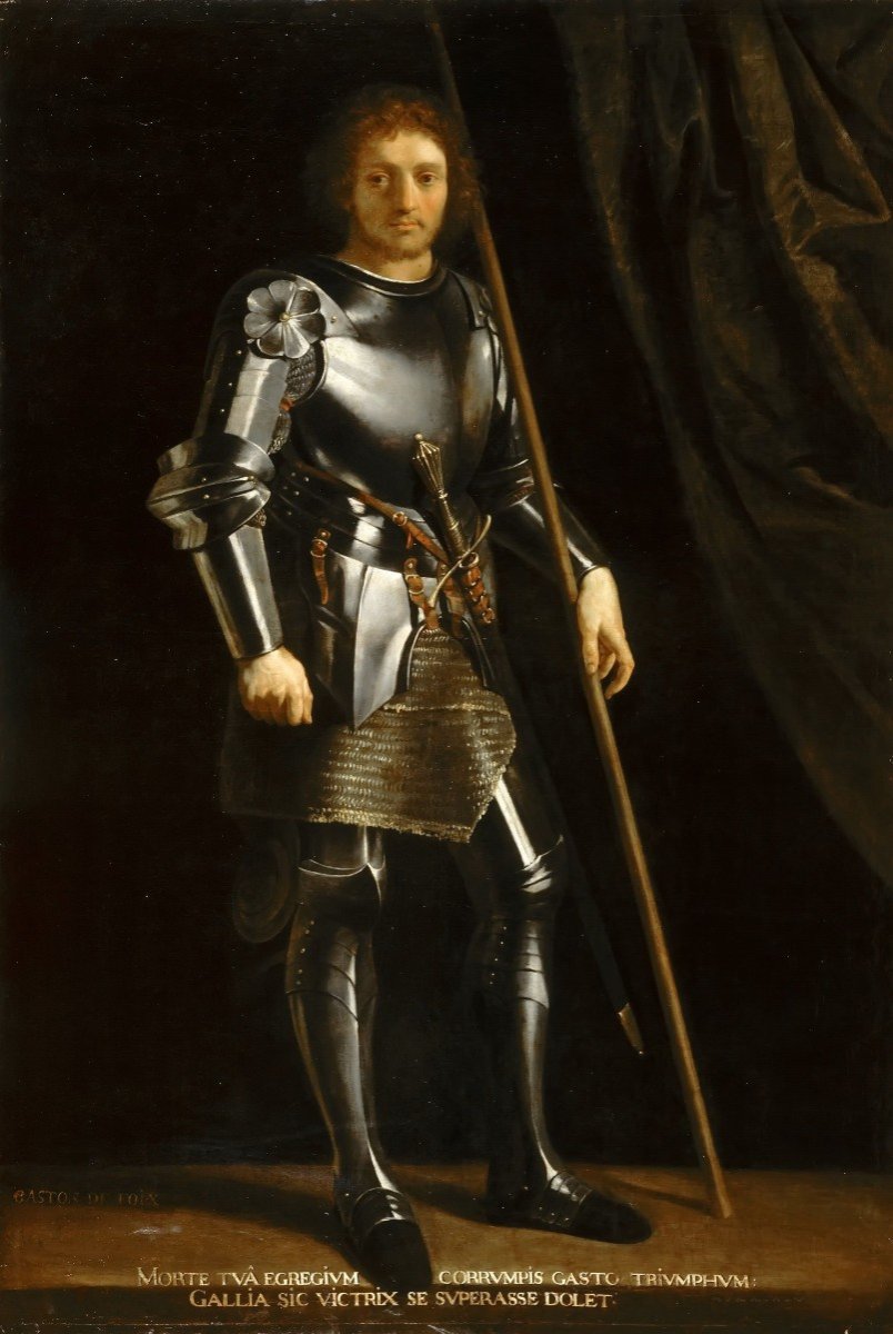 L'imitateur de Giorgione début XVIIe - Portrait d'homme en armure-photo-2