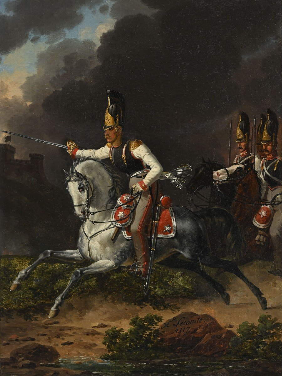 Hippolyte Lecomte (1781-1857) Colonel de cuirassiers russes