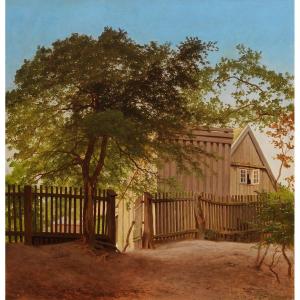 Heinrich Buntzen (1803-1892) Artist's House Near Charlottenlund