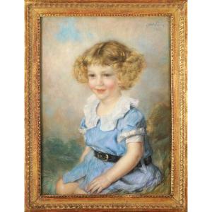 Abel Faivre (1867-1945) Portrait Of A Child