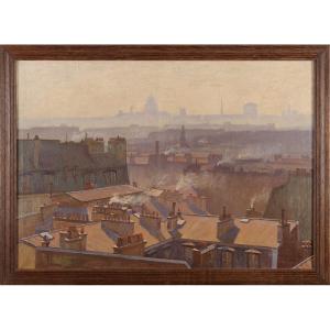 Henri Dupont-Crespin (1882-1953) Les toits de Paris