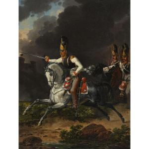 Hippolyte Lecomte (1781-1857) Colonel Of Russian Cuirassiers