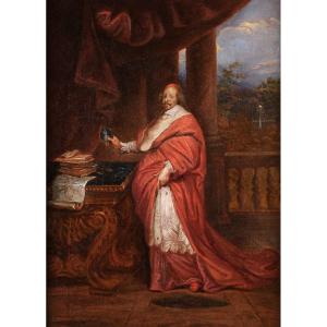 Portrait du cardinal Mazarin - Ecole Française vers 1645